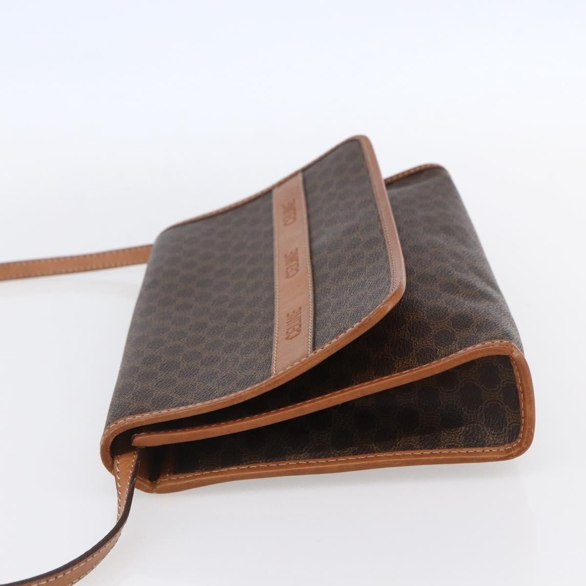 Celine Celine Vintage Macadam Shoulder Bag Canvas and Leather Size ONE SIZE - 3 Thumbnail