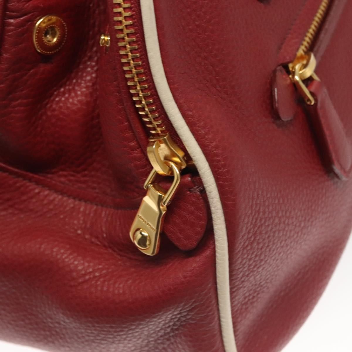 Miu Miu Miu Miu Front Pocket Convertible Satchel Leather Size ONE SIZE - 14 Thumbnail