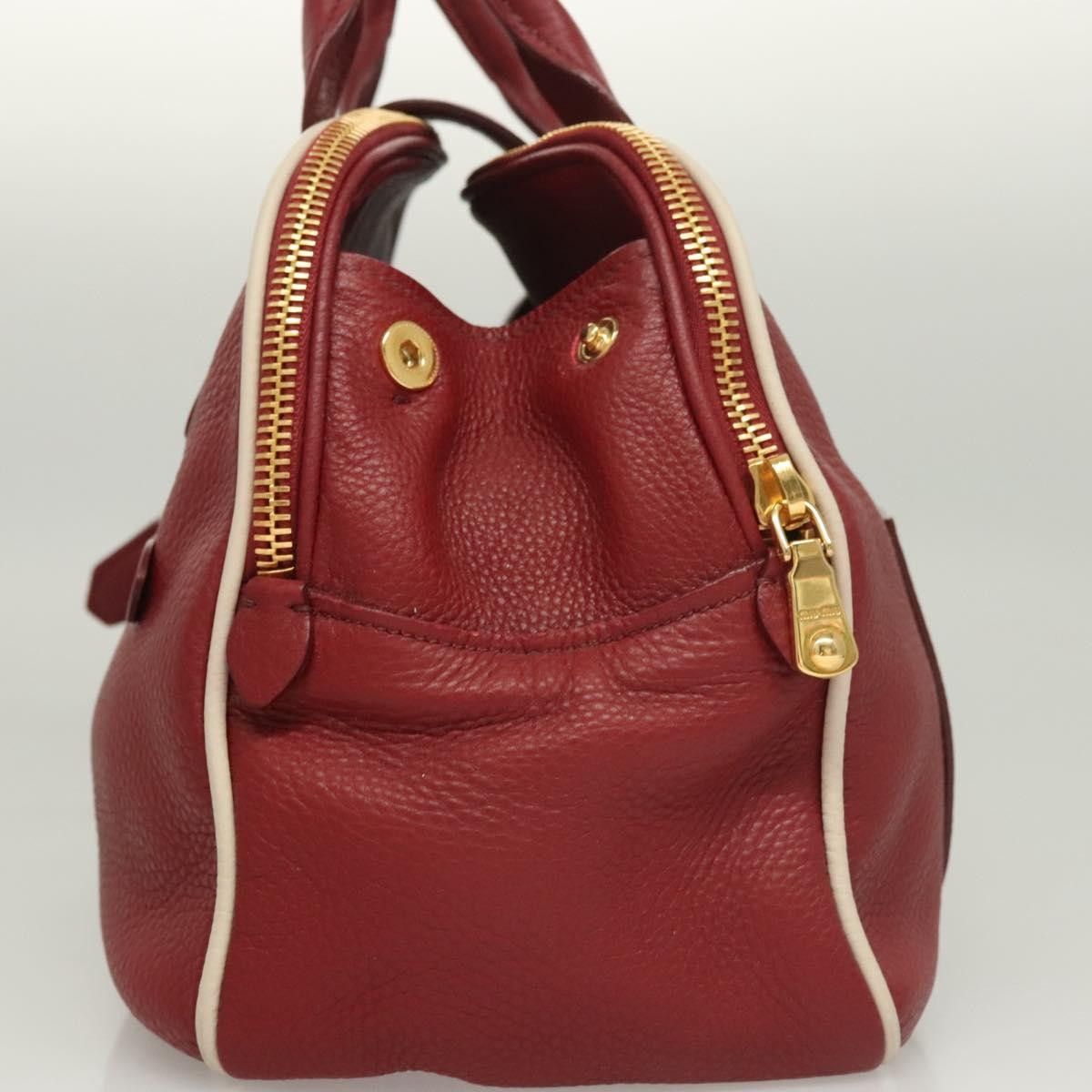Miu Miu Miu Miu Front Pocket Convertible Satchel Leather Size ONE SIZE - 4 Thumbnail