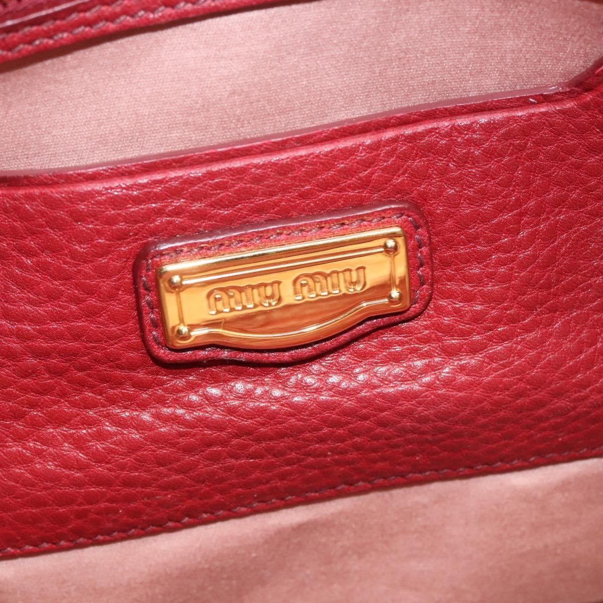 Miu Miu Miu Miu Front Pocket Convertible Satchel Leather Size ONE SIZE - 18 Thumbnail