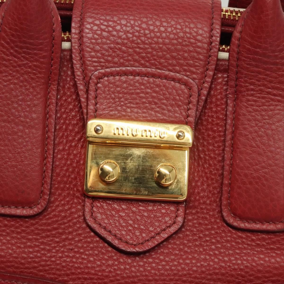 Miu Miu Miu Miu Front Pocket Convertible Satchel Leather Size ONE SIZE - 15 Thumbnail