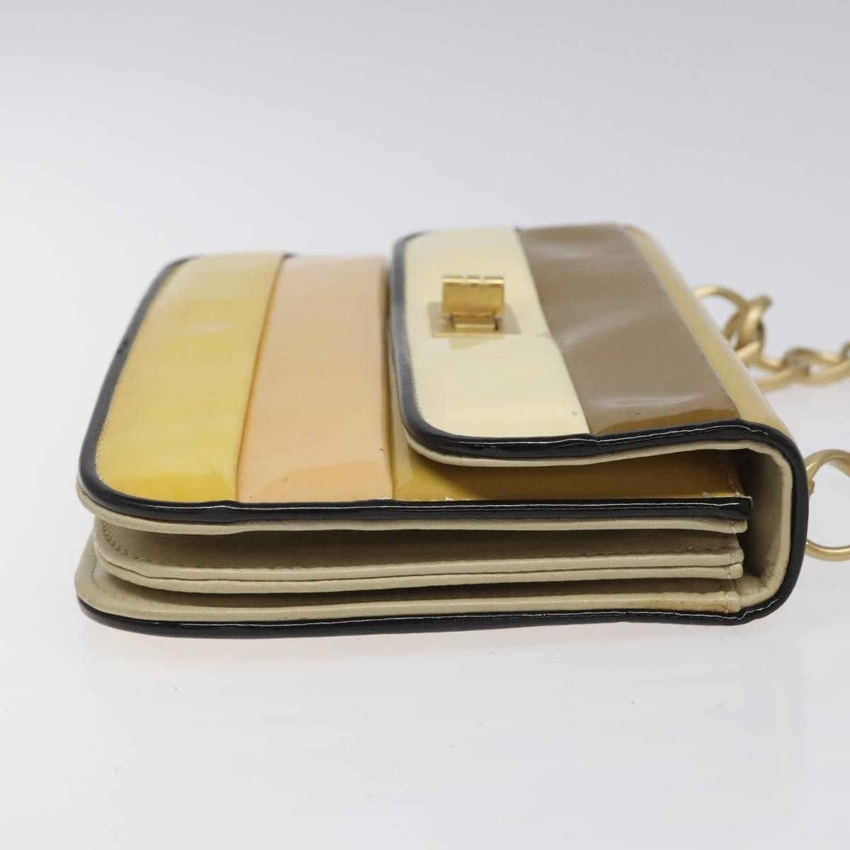 Chanel Chanel Vintage Chain Shoulder Bag Patent leather Size ONE SIZE - 3 Thumbnail