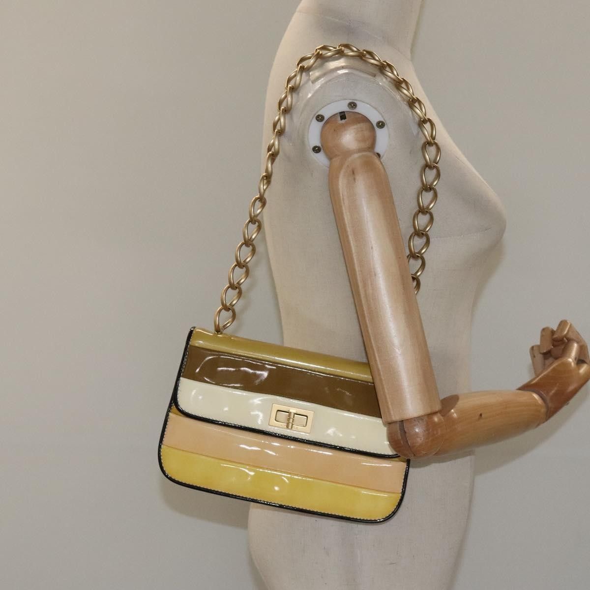 Chanel Chanel Vintage Chain Shoulder Bag Patent leather Size ONE SIZE - 15 Thumbnail
