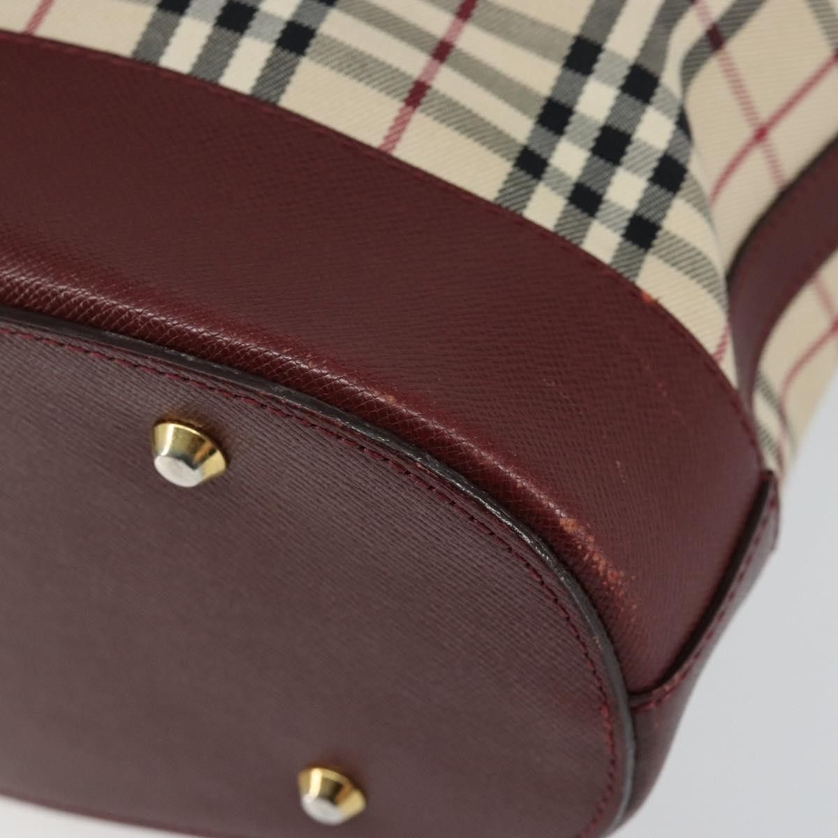 Burberry Burberry Nova Check Tote Canvas and Leather Size ONE SIZE - 9 Thumbnail