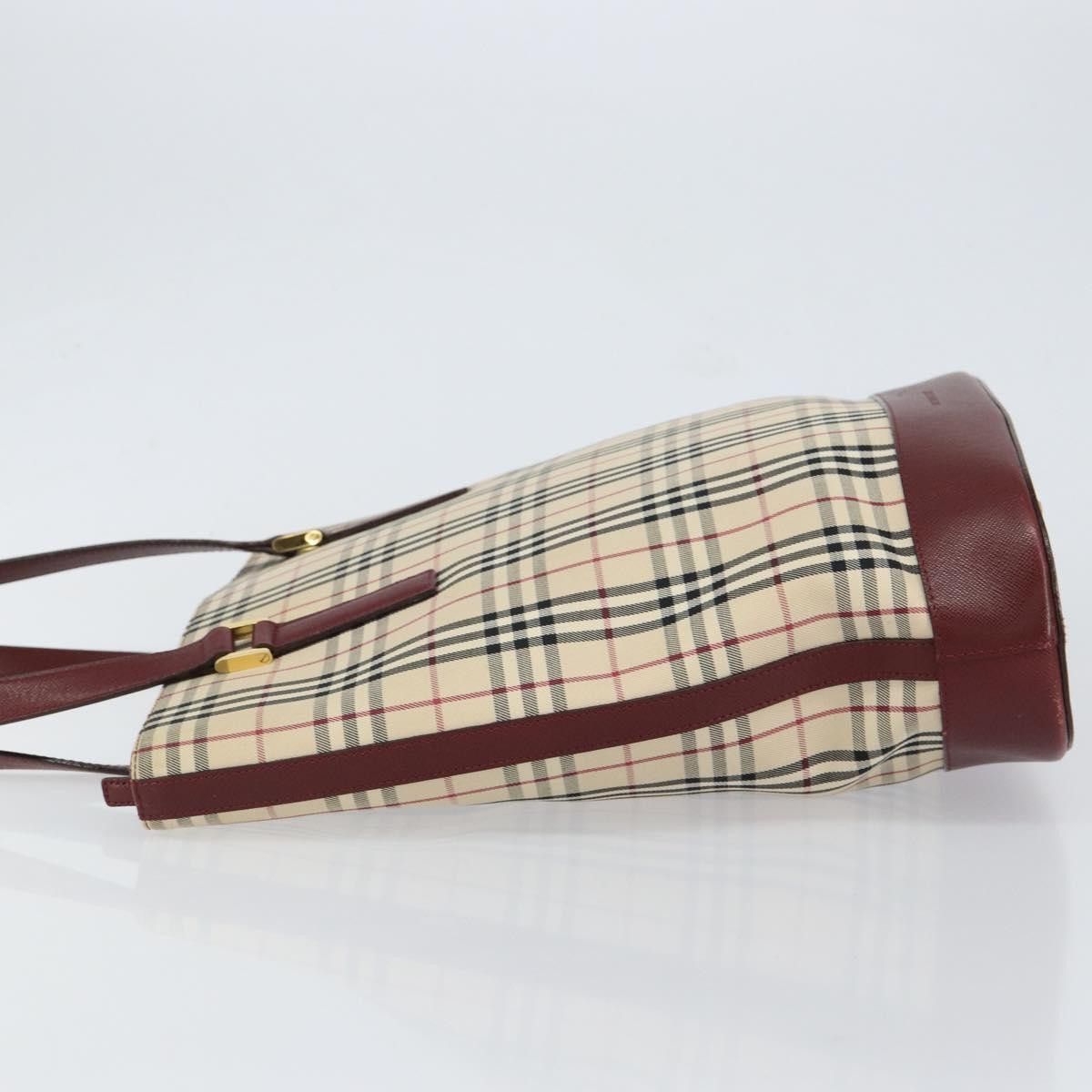 Burberry Burberry Nova Check Tote Canvas and Leather Size ONE SIZE - 4 Thumbnail