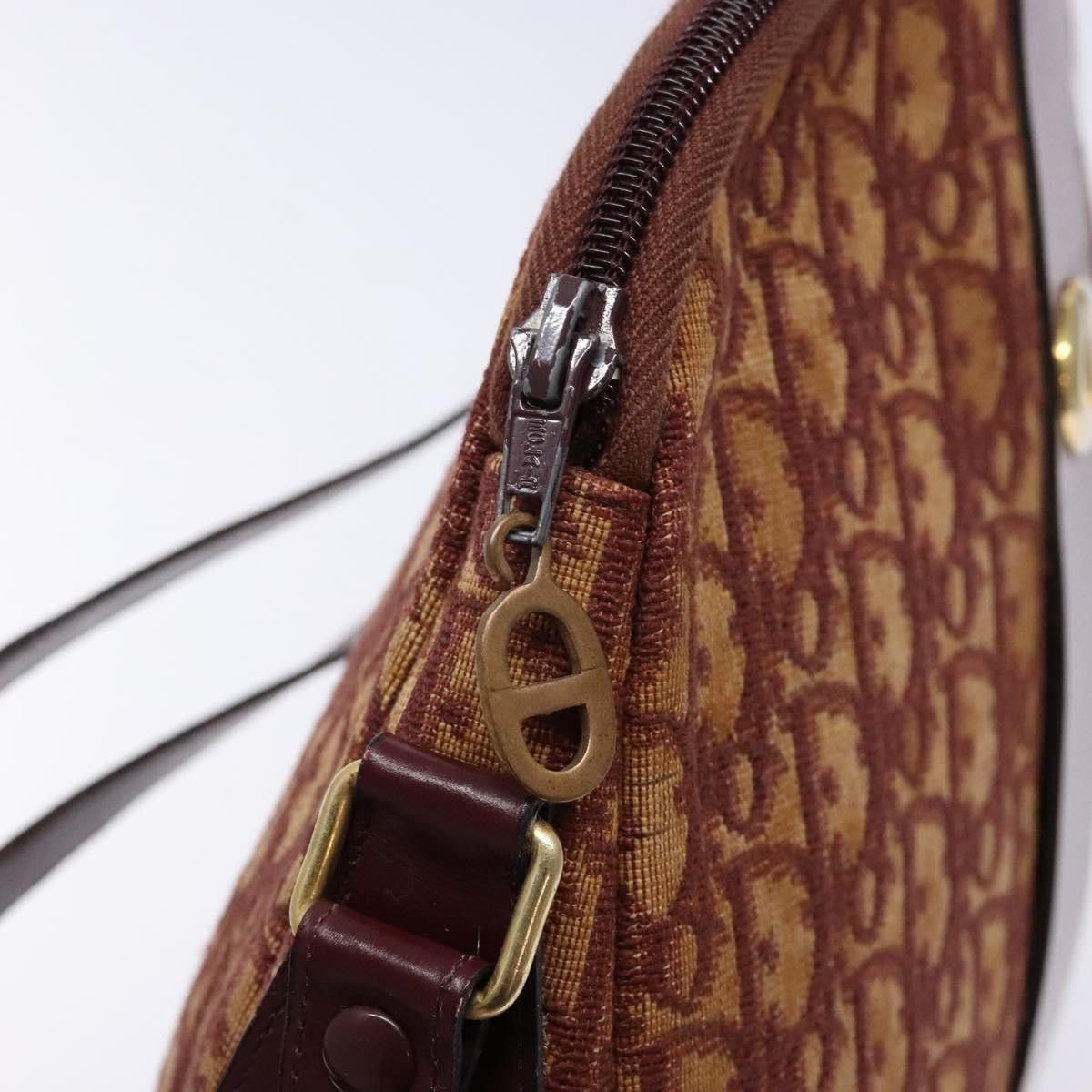 Dior Christian Dior Vintage Trotter Handbag Canvas Size ONE SIZE - 17 Thumbnail