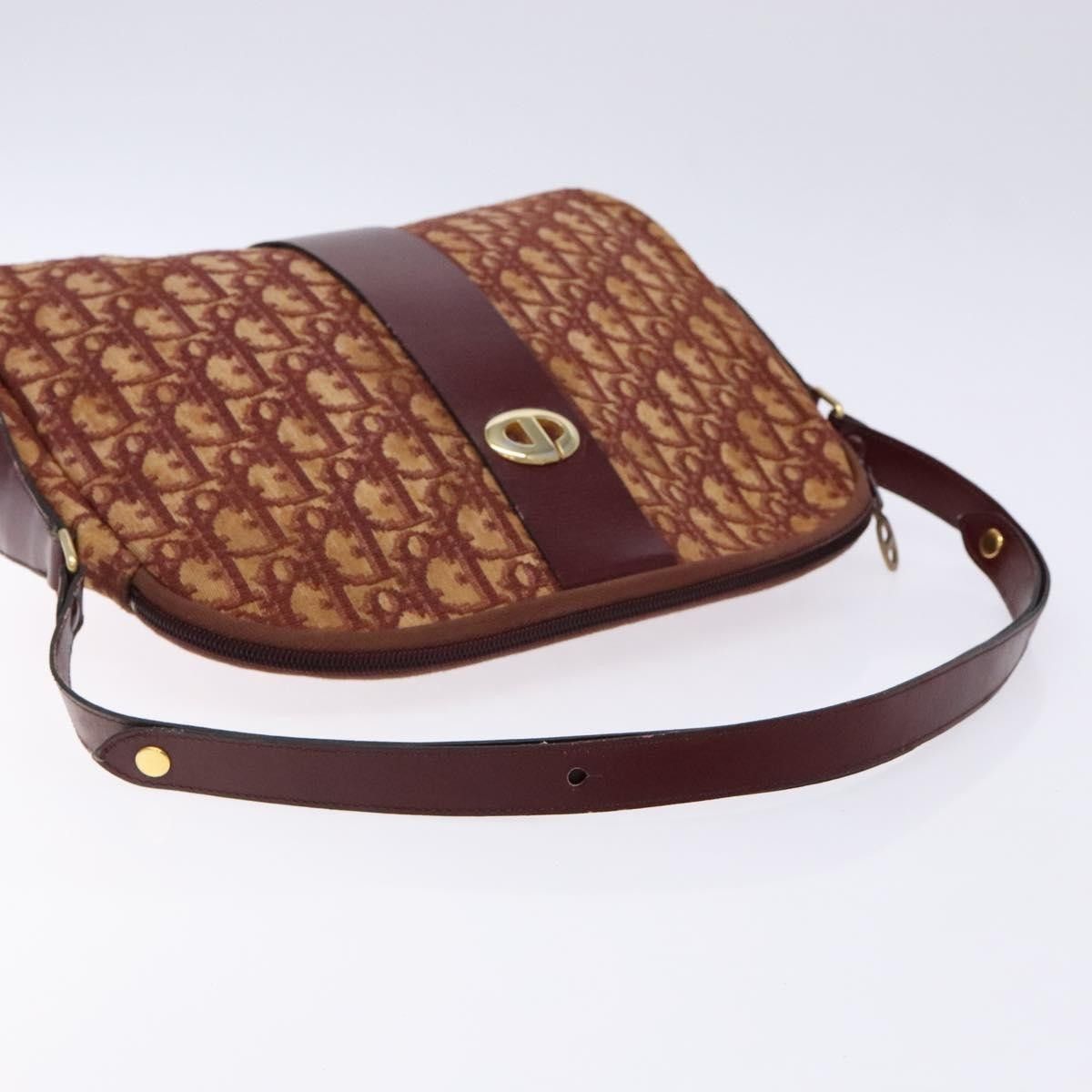 Dior Christian Dior Vintage Trotter Handbag Canvas Size ONE SIZE - 7 Thumbnail