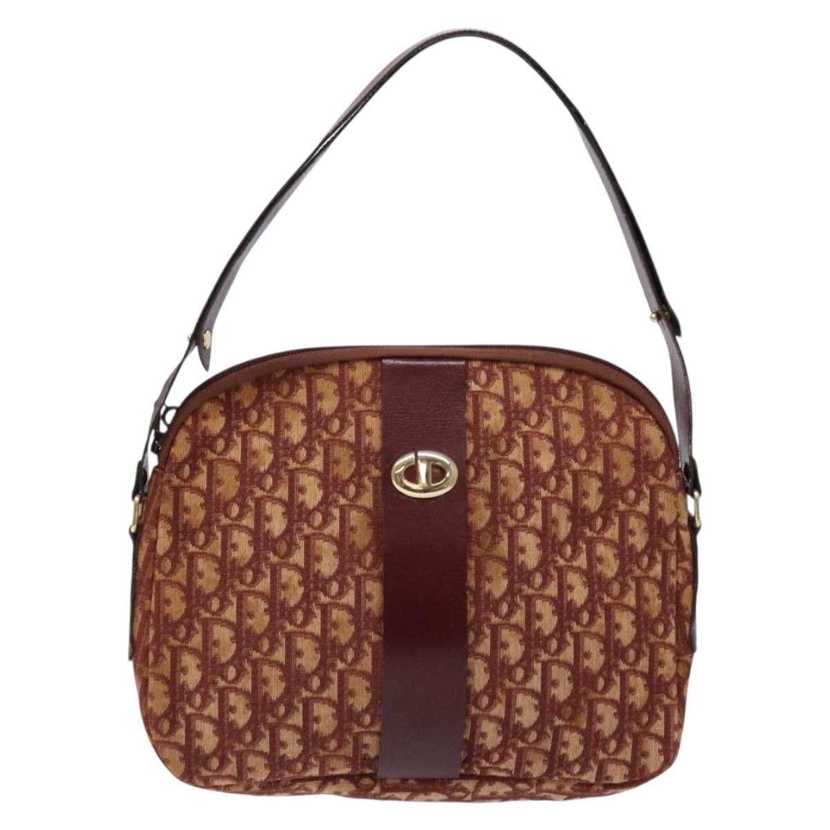 Dior Christian Dior Vintage Trotter Handbag Canvas Size ONE SIZE - 18 Thumbnail