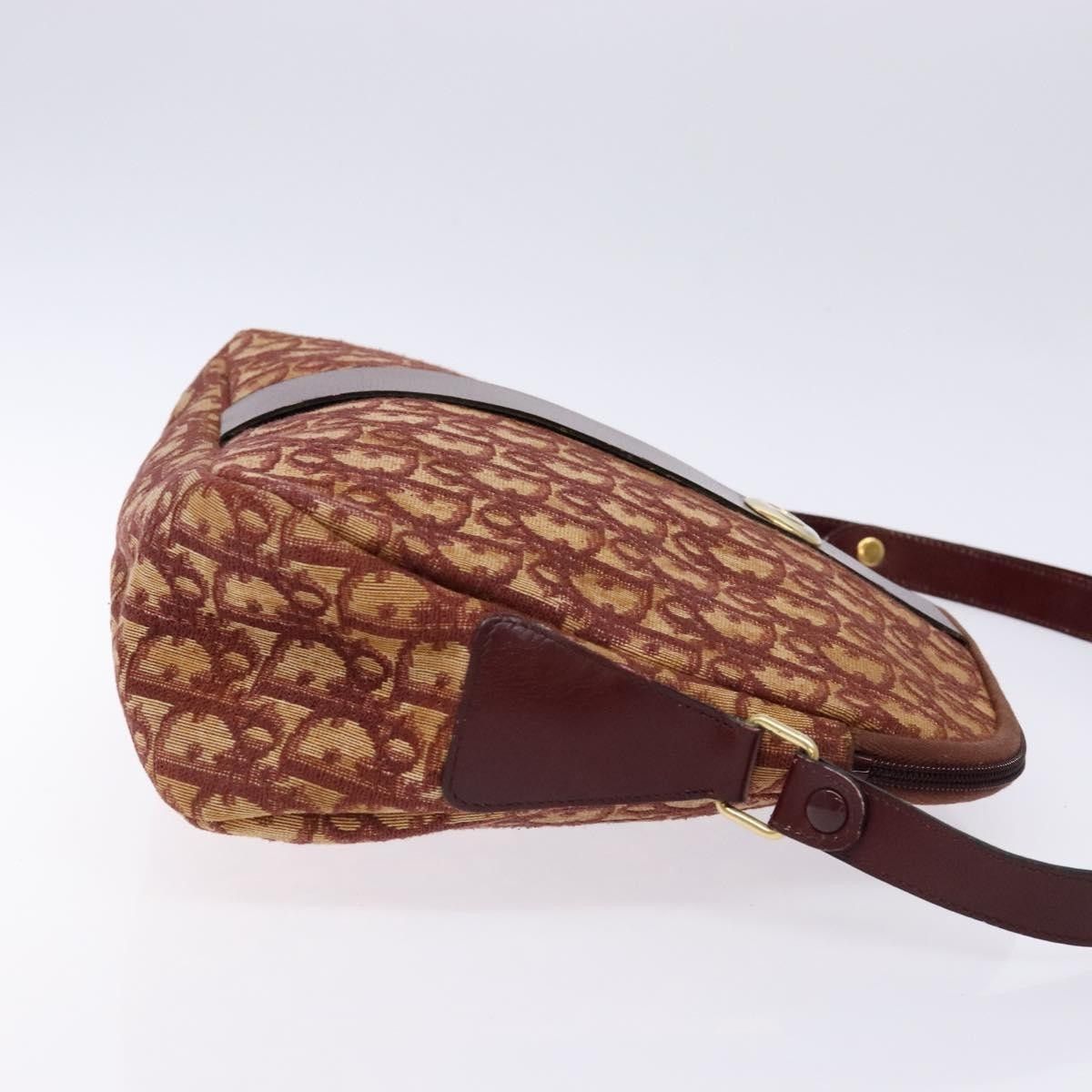 Dior Christian Dior Vintage Trotter Handbag Canvas Size ONE SIZE - 3 Thumbnail