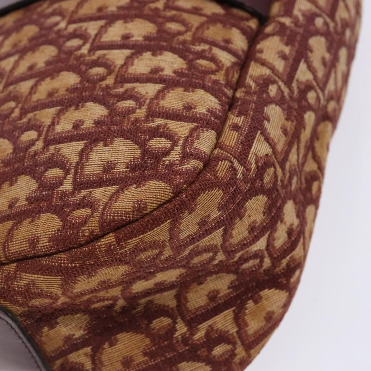 Dior Christian Dior Vintage Trotter Handbag Canvas Size ONE SIZE - 9 Thumbnail