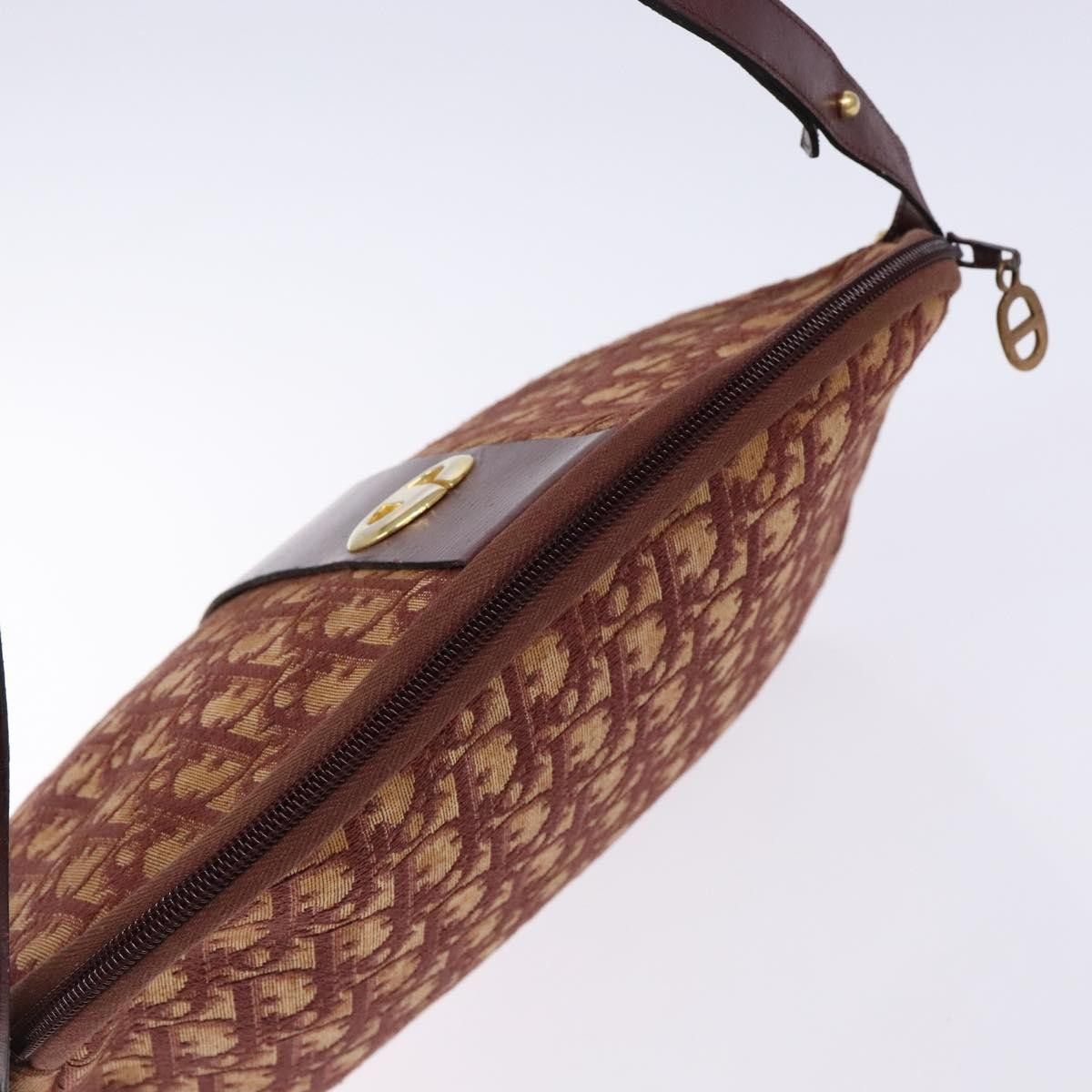 Dior Christian Dior Vintage Trotter Handbag Canvas Size ONE SIZE - 15 Thumbnail