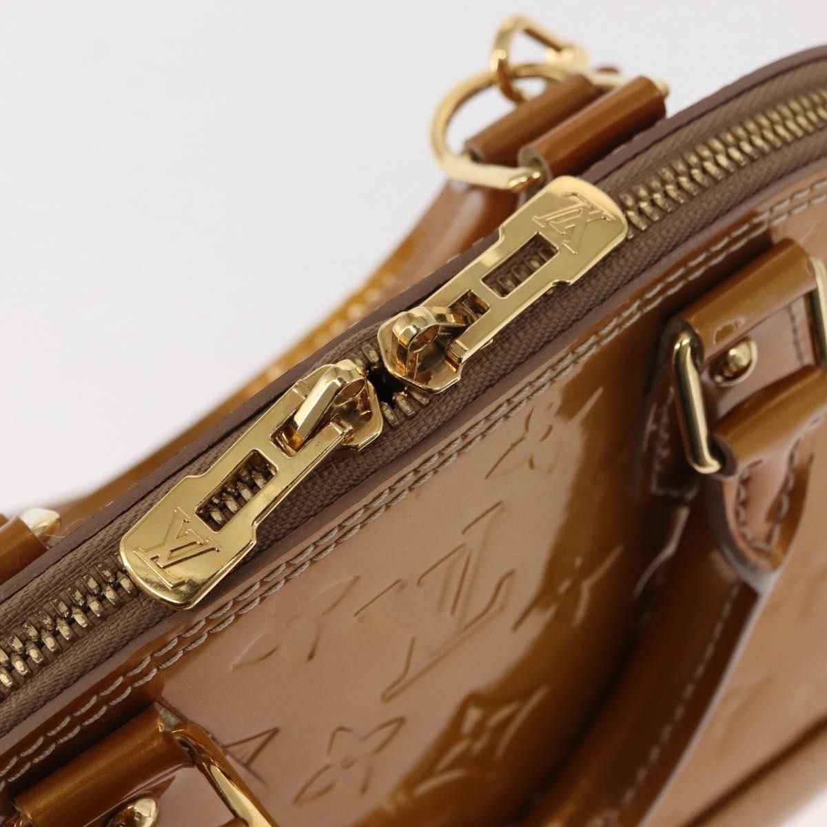 Louis Vuitton Louis Vuitton Alma Handbag Monogram Vernis Size ONE SIZE - 13 Thumbnail
