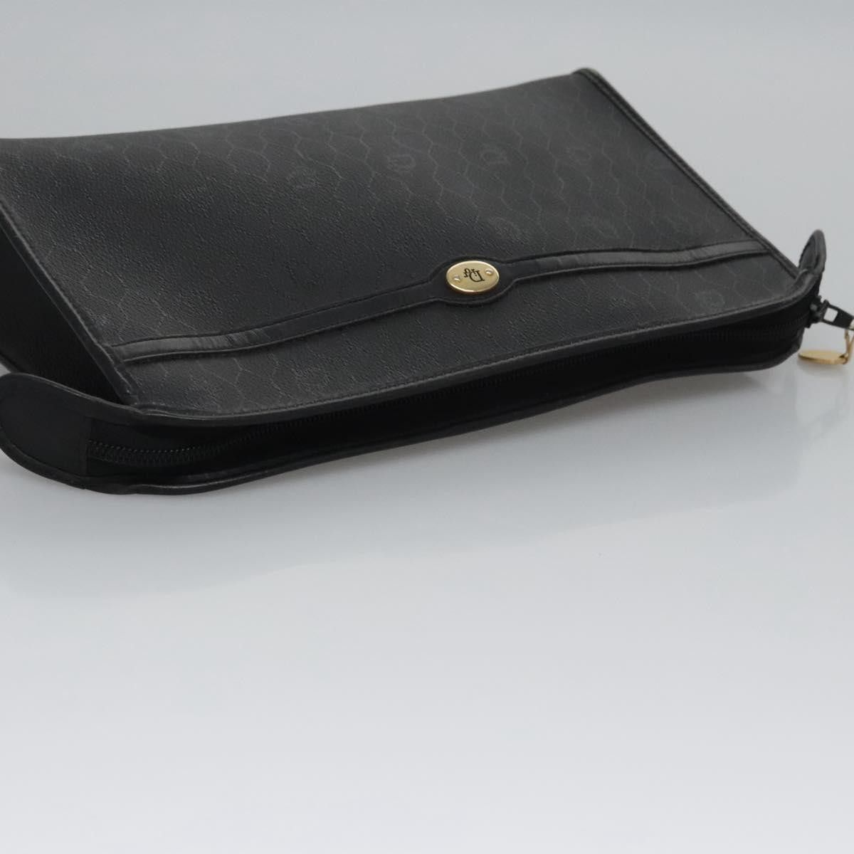 Dior Christian Dior Vintage Honeycomb Zip Pouch Coated Canvas Size ONE SIZE - 12 Thumbnail