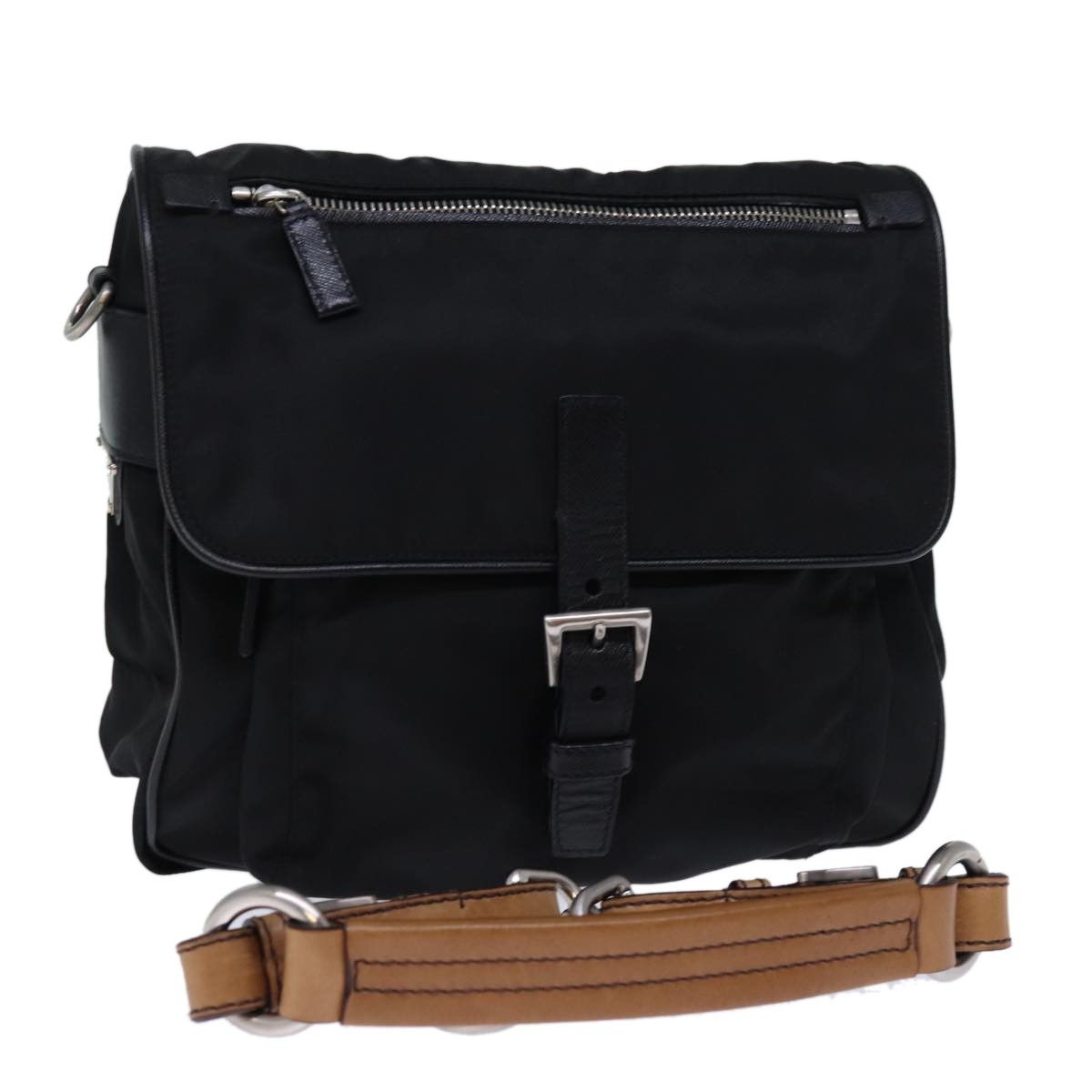 Prada Prada Buckle Messenger Bag Tessuto Size ONE SIZE - 19 Thumbnail