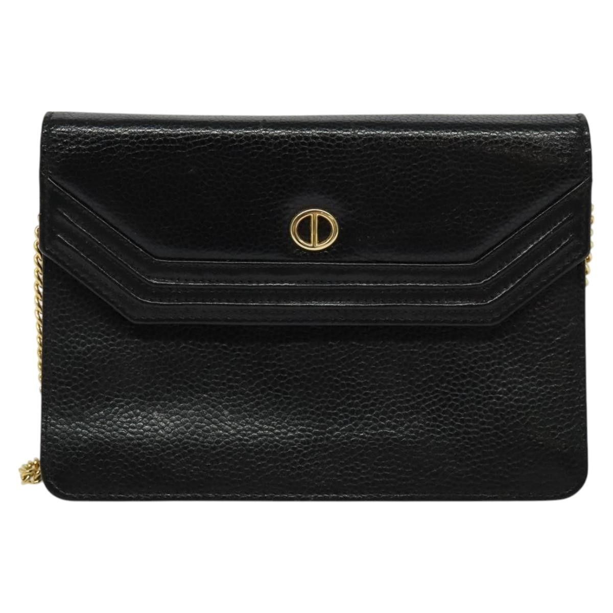 Dior Christian Dior Vintage Chain Flap Shoulder Bag Leather Size ONE SIZE - 19 Thumbnail
