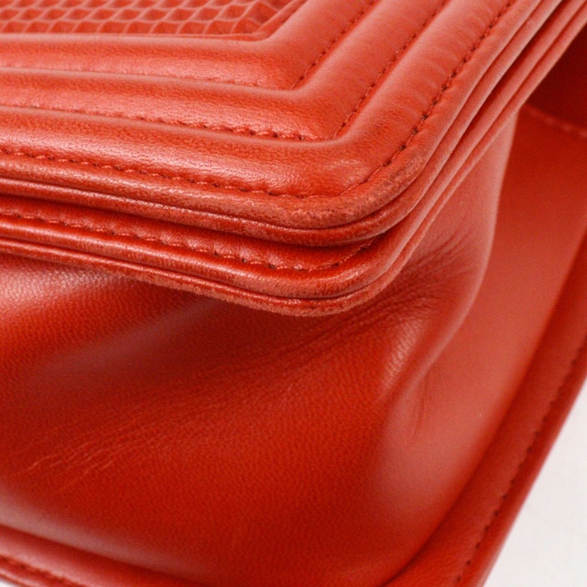 Chanel Chanel Boy Flap Bag Cube Embossed Lambskin Size ONE SIZE - 8 Thumbnail