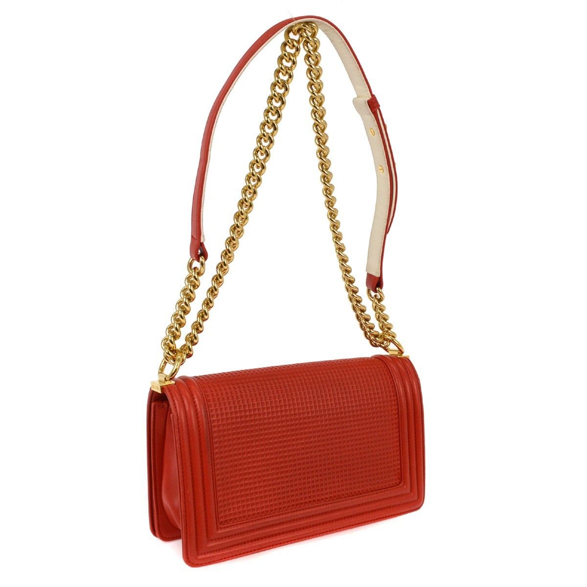 Chanel Chanel Boy Flap Bag Cube Embossed Lambskin Size ONE SIZE - 2 Thumbnail