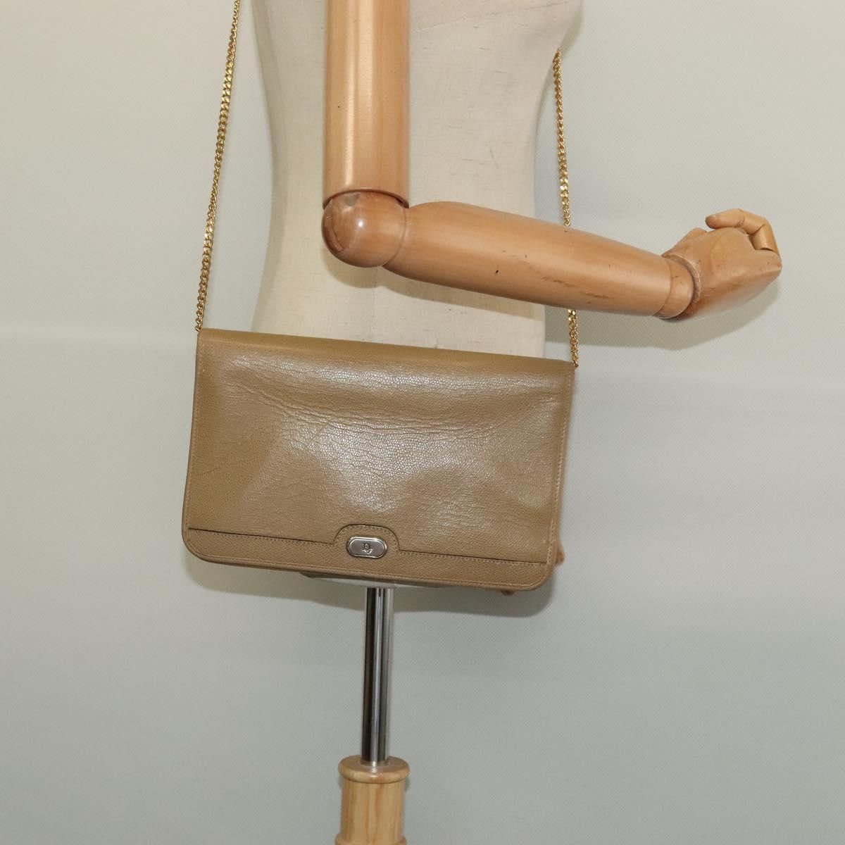 Dior Christian Dior Vintage Chain Flap Leather Size ONE SIZE - 13 Thumbnail