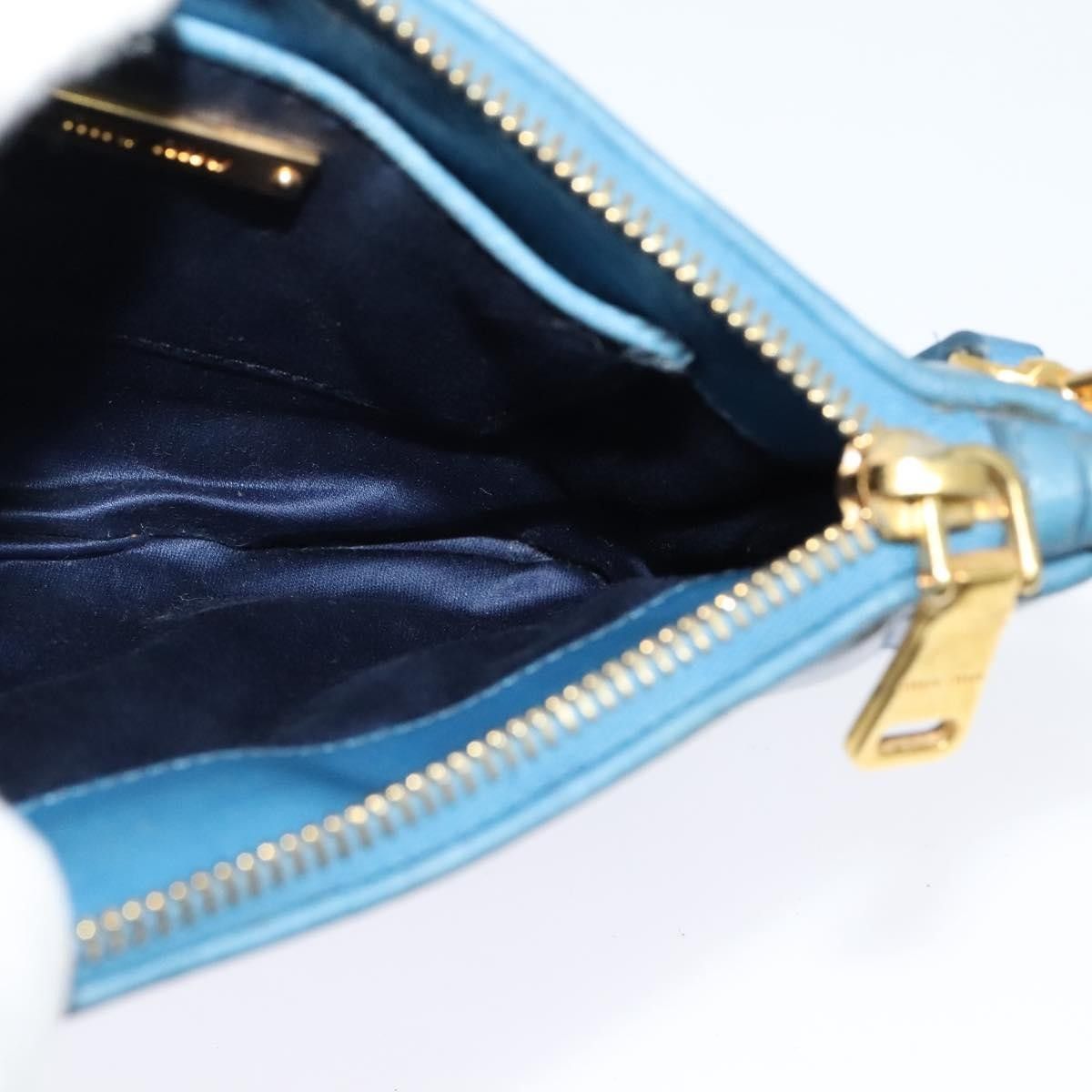 Miu Miu Miu Miu Zip Wristlet Pouch Matelasse Leather Size ONE SIZE - 17 Thumbnail