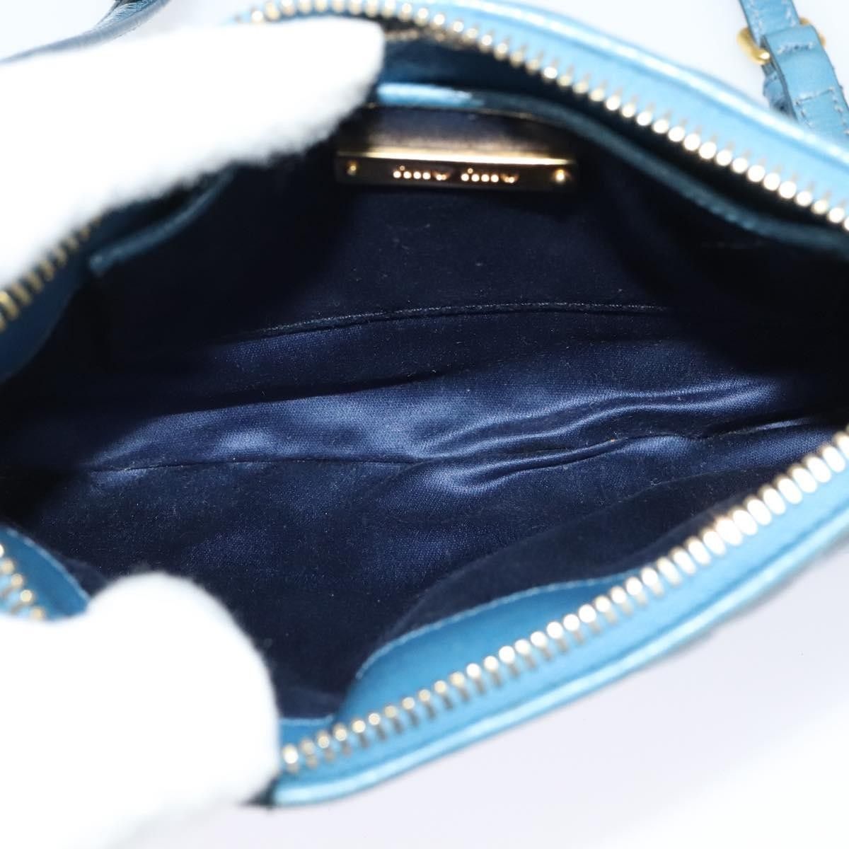 Miu Miu Miu Miu Zip Wristlet Pouch Matelasse Leather Size ONE SIZE - 5 Thumbnail