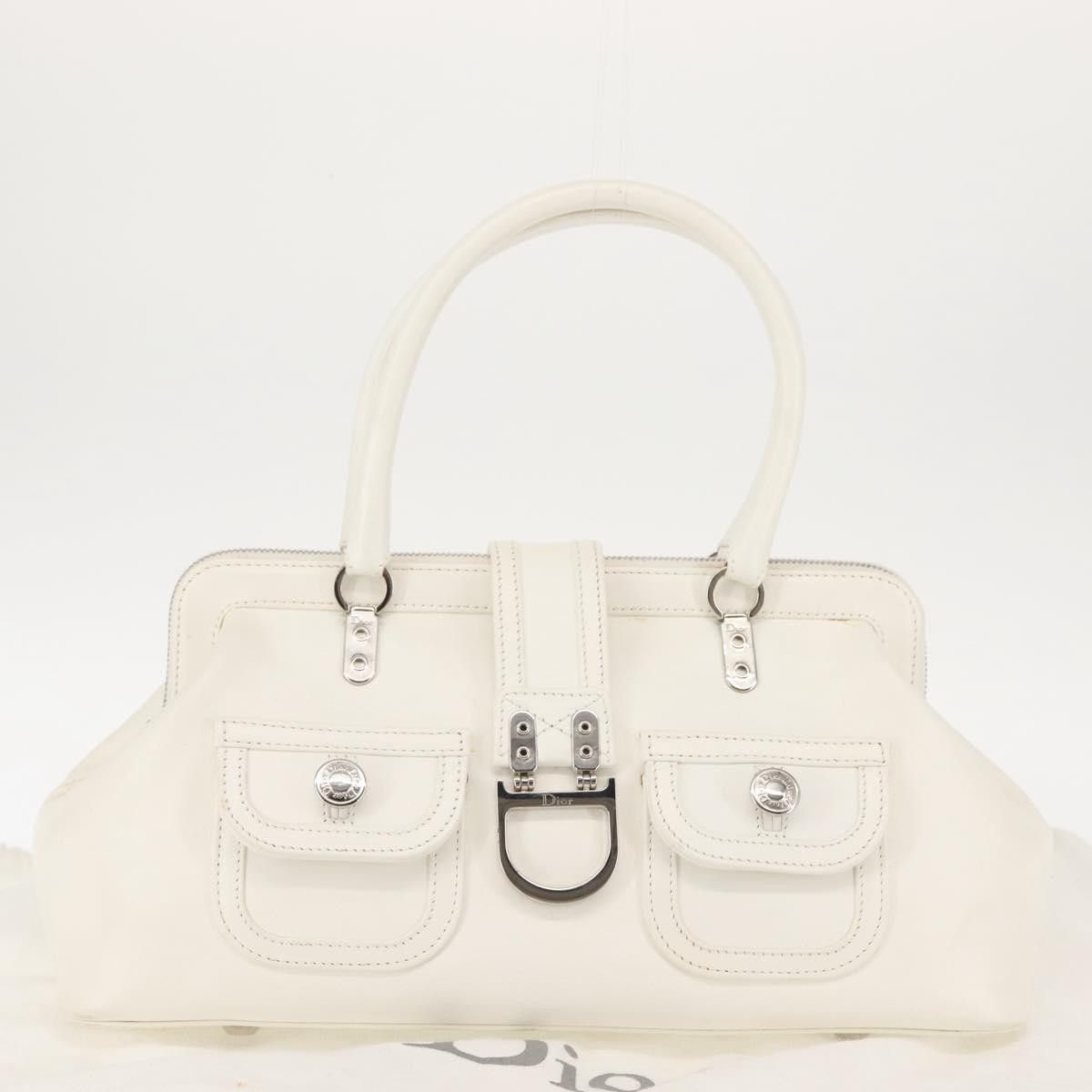 Dior Christian Dior Vintage Handbag Leather Size ONE SIZE - 13 Thumbnail