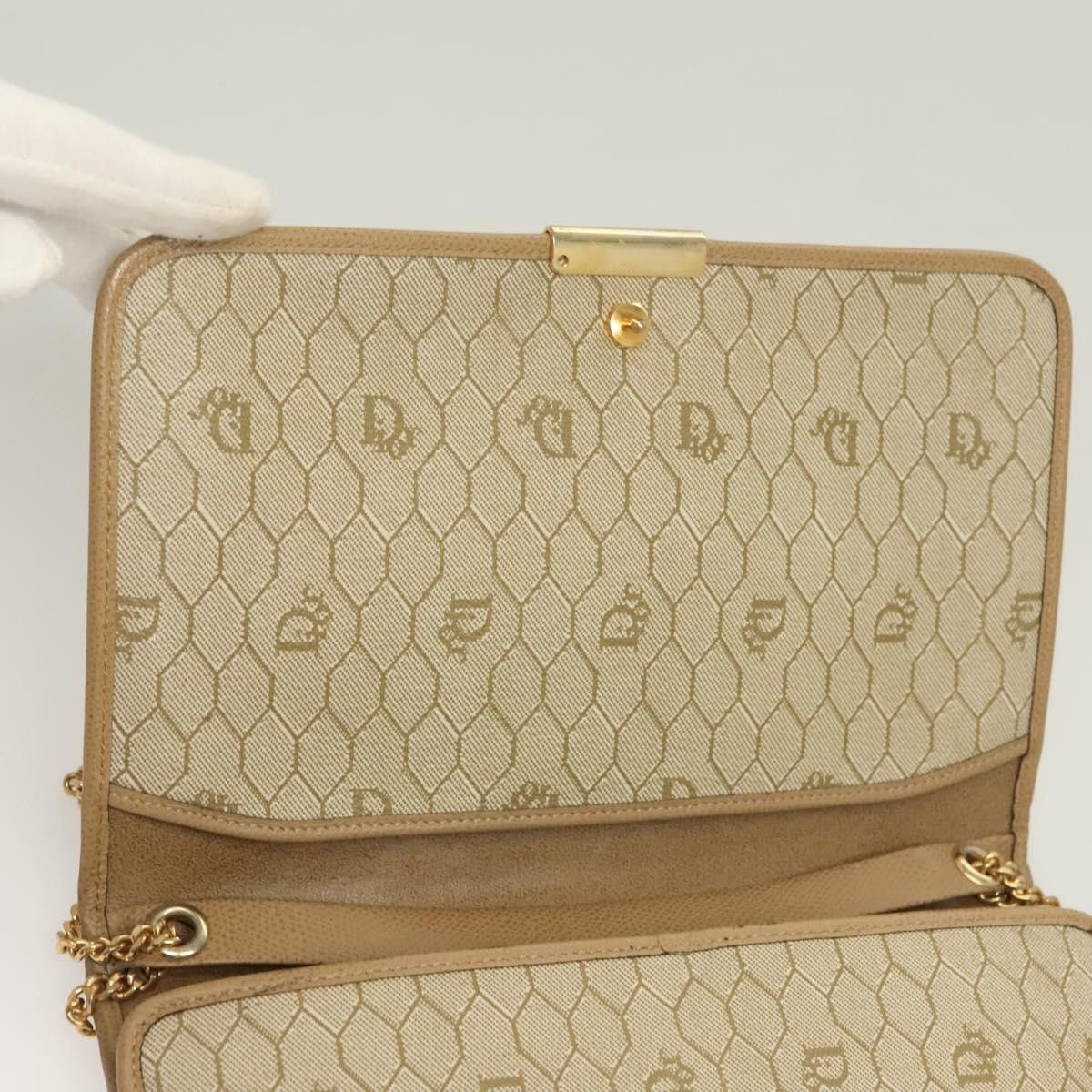 Dior Christian Dior Vintage Honeycomb chain Canvas Size ONE SIZE - 16 Thumbnail