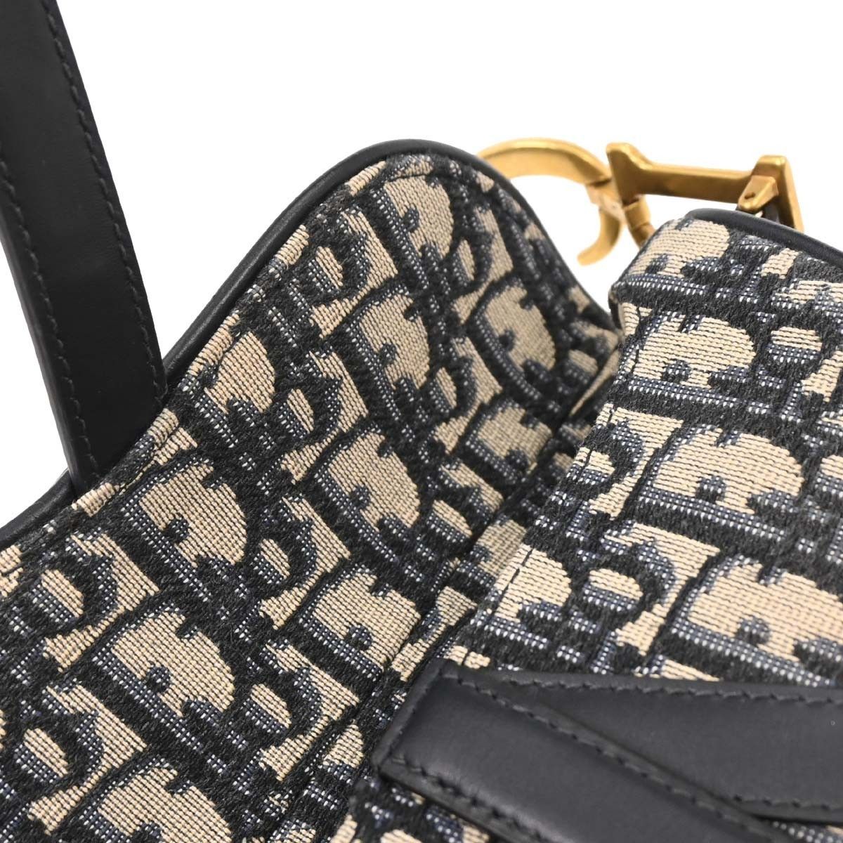 Dior Christian Dior Saddle Handbag Oblique Canvas Size ONE SIZE - 10 Thumbnail