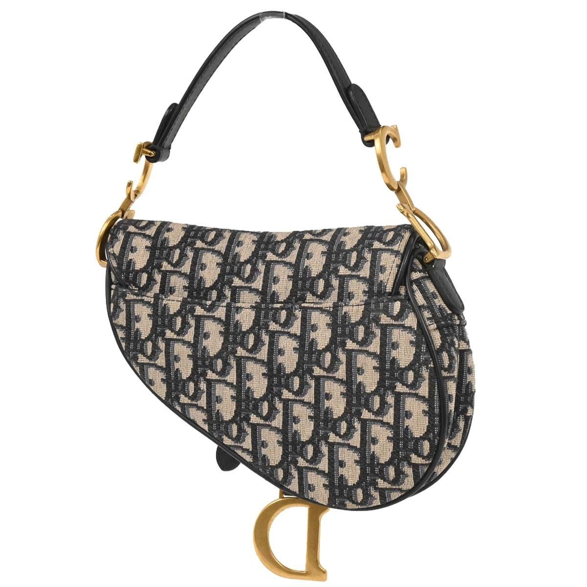 Dior Christian Dior Saddle Handbag Oblique Canvas Size ONE SIZE - 2 Thumbnail