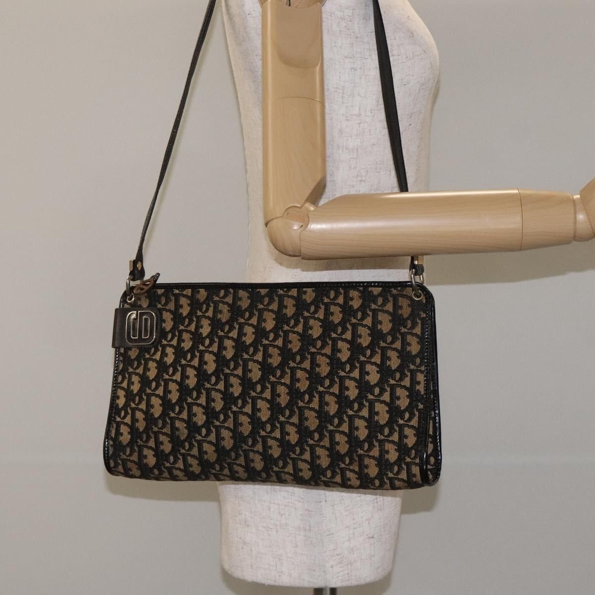 Dior Christian Dior Vintage Trotter Shoulder Bag Canvas Size ONE SIZE - 13 Thumbnail