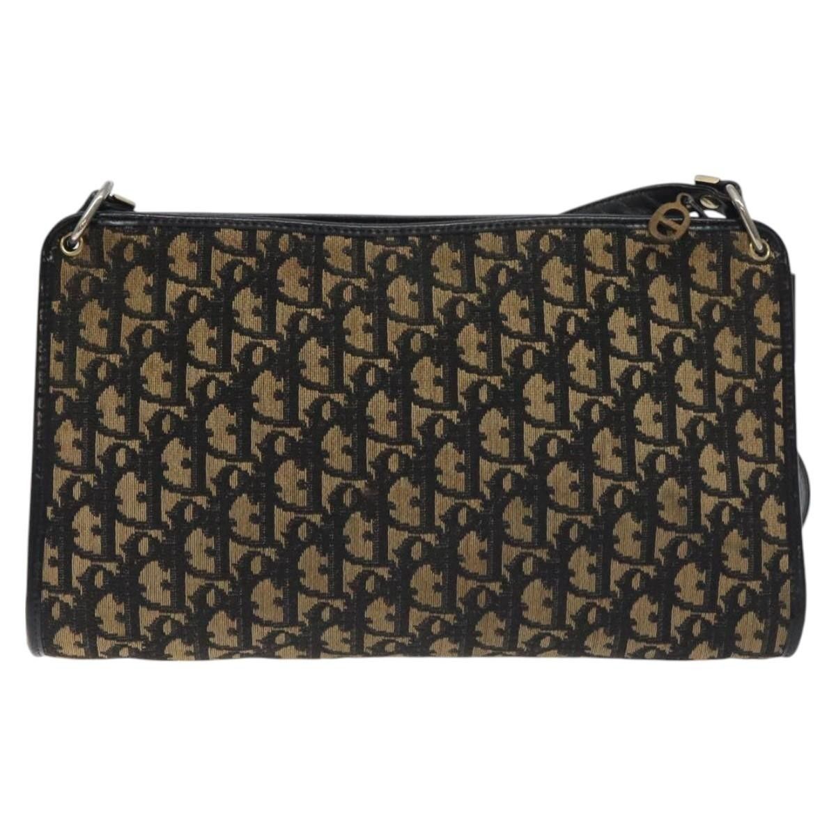 Dior Christian Dior Vintage Trotter Shoulder Bag Canvas Size ONE SIZE - 2 Thumbnail