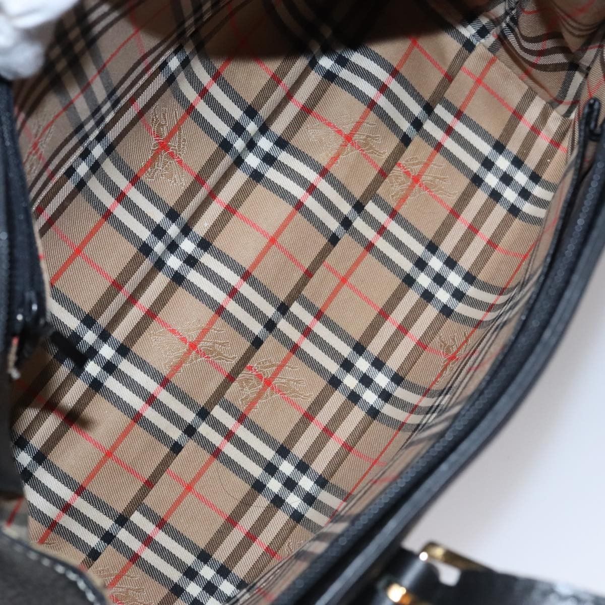 Burberry Burberry Vintage Handbag Leather Size ONE SIZE - 5 Thumbnail