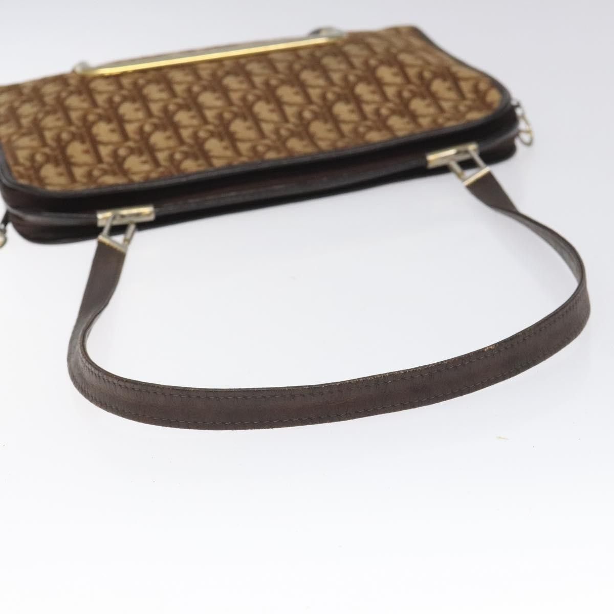 Dior Christian Dior Vintage Trotter Shoulder Bag Canvas Size ONE SIZE - 7 Thumbnail