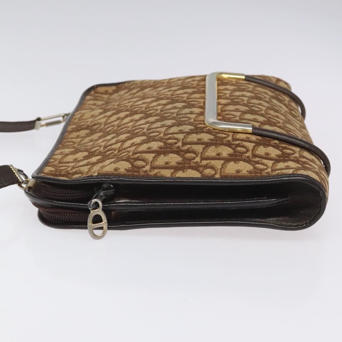 Dior Christian Dior Vintage Trotter Shoulder Bag Canvas Size ONE SIZE - 4 Thumbnail