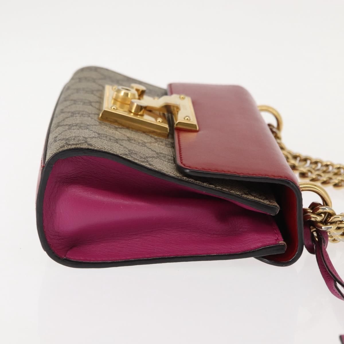 Gucci Gucci Padlock Shoulder Bag GG Coated Canvas and Leather Size ONE SIZE - 3 Thumbnail