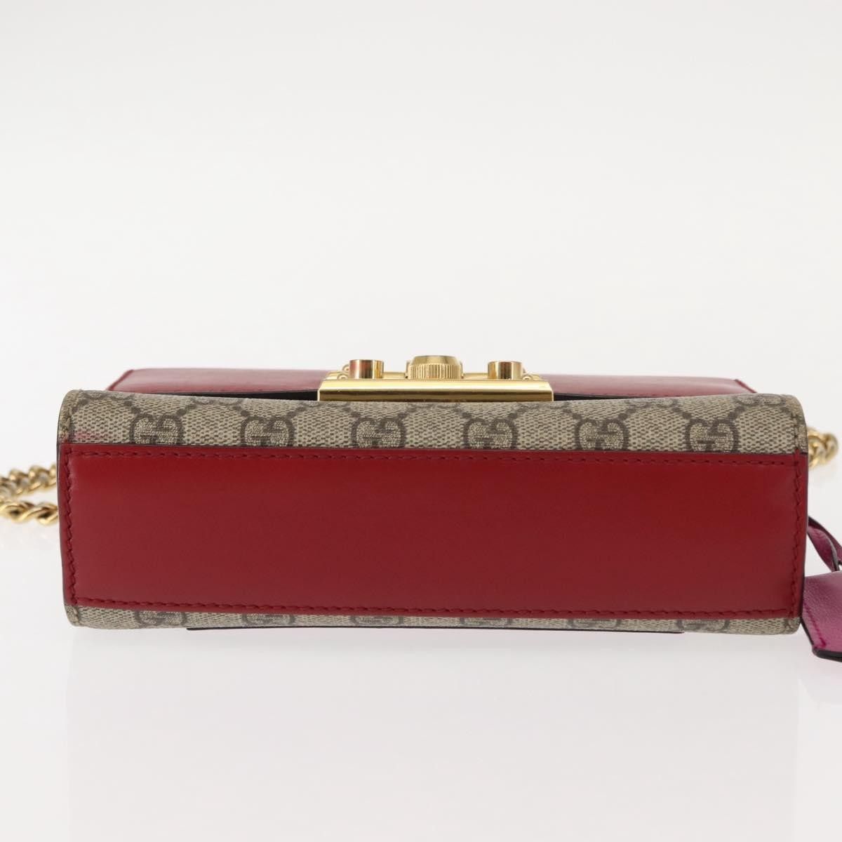 Gucci Gucci Padlock Shoulder Bag GG Coated Canvas and Leather Size ONE SIZE - 16 Thumbnail