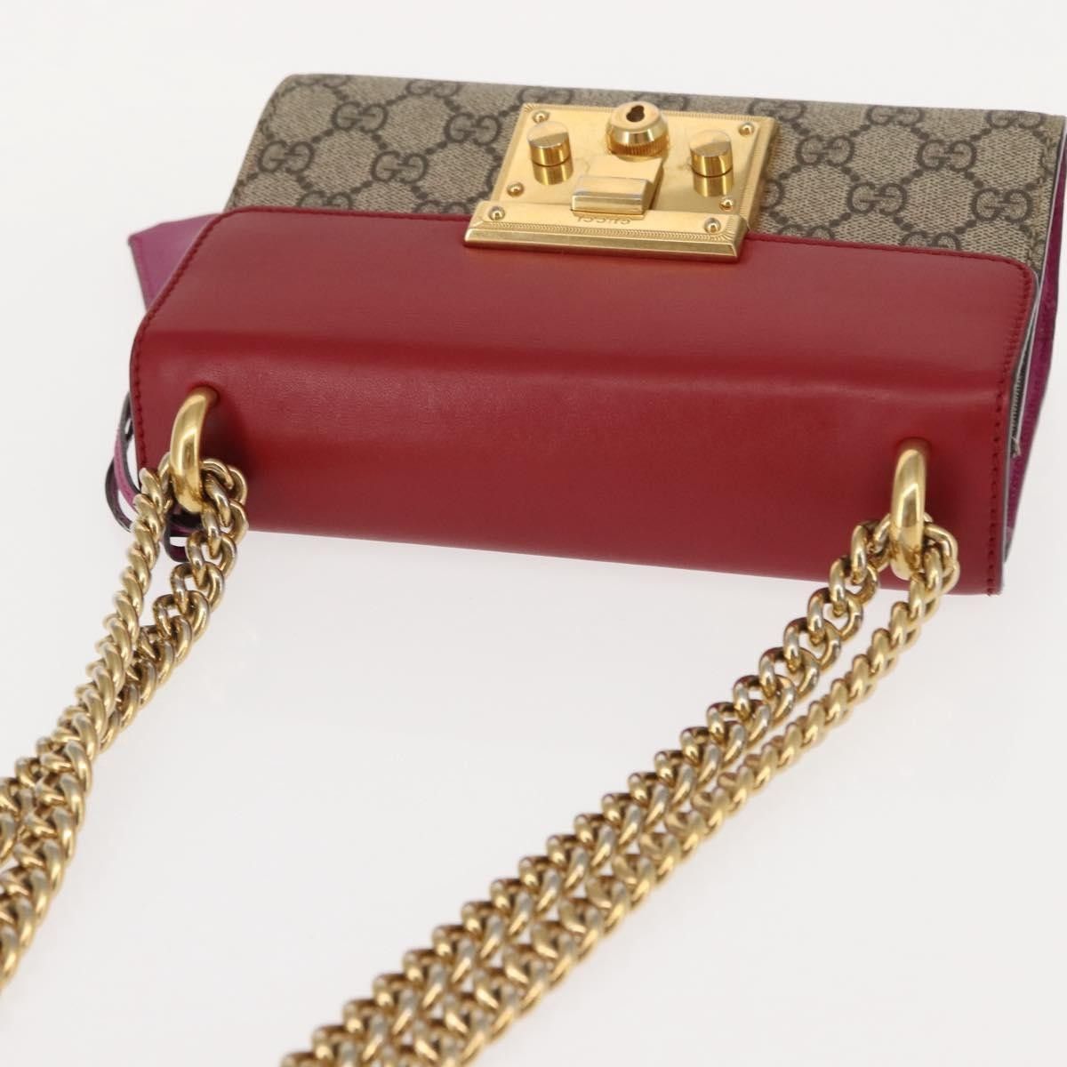 Gucci Gucci Padlock Shoulder Bag GG Coated Canvas and Leather Size ONE SIZE - 17 Thumbnail