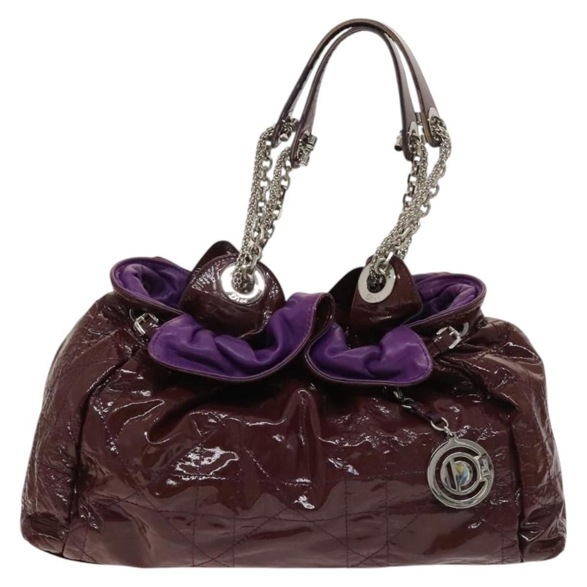Dior Christian Dior Le Trente Bag Cannage Quilt Patent Size ONE SIZE - 17 Thumbnail