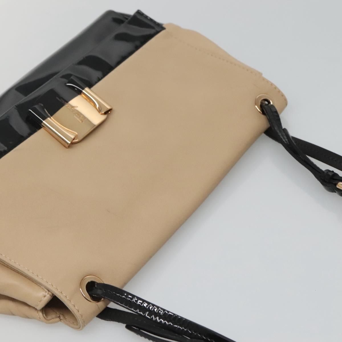 Salvatore Ferragamo Salvatore Ferragamo Vala Shoulder Bag Leather Size ONE SIZE - 15 Thumbnail