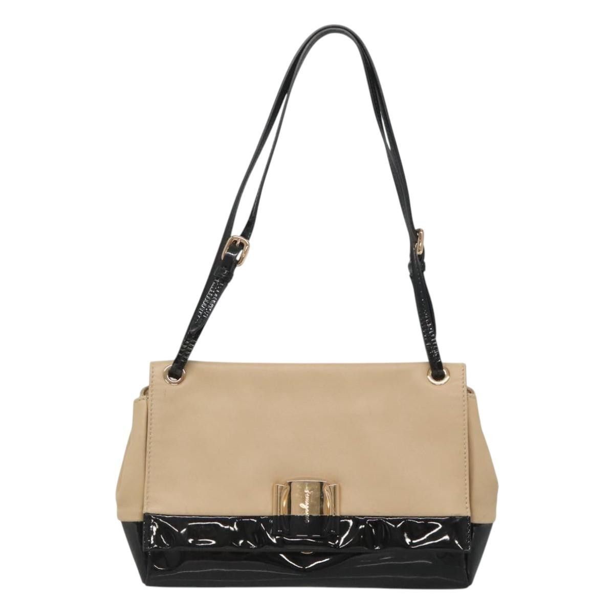 Salvatore Ferragamo Salvatore Ferragamo Vala Shoulder Bag Leather Size ONE SIZE - 18 Thumbnail