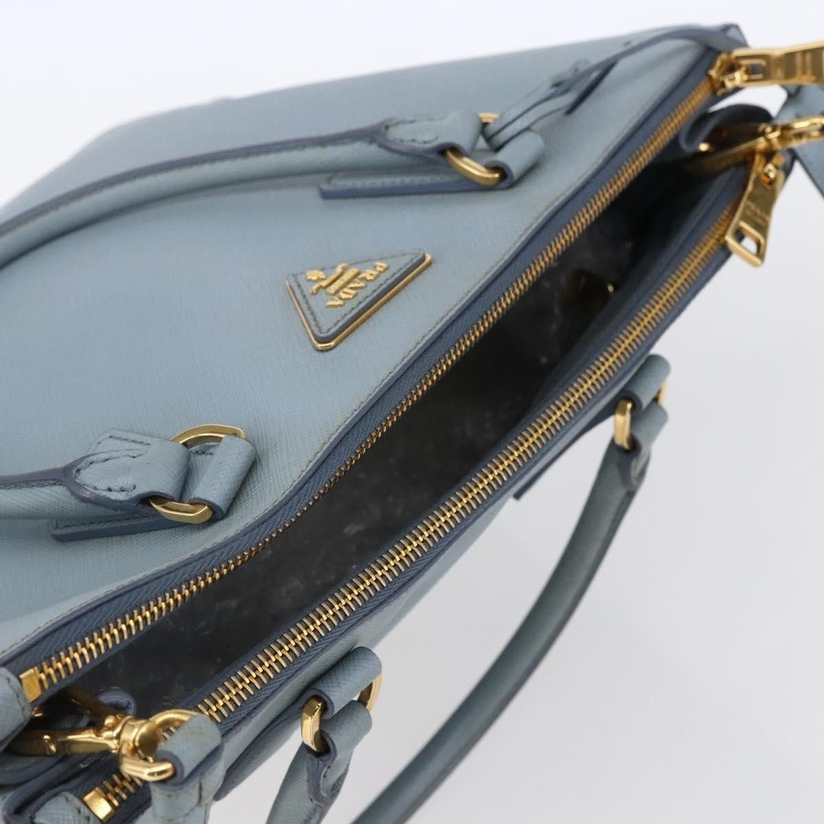 Prada Prada Galleria Double Zip Tote Saffiano Leather Size ONE SIZE - 15 Thumbnail