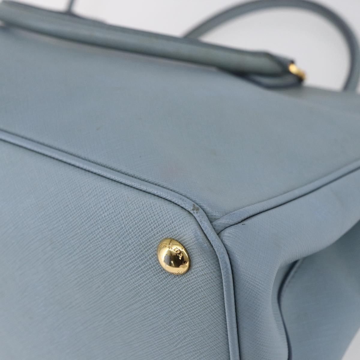 Prada Prada Galleria Double Zip Tote Saffiano Leather Size ONE SIZE - 11 Thumbnail