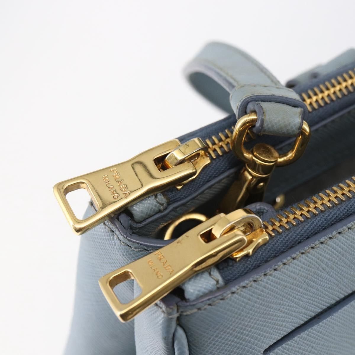 Prada Prada Galleria Double Zip Tote Saffiano Leather Size ONE SIZE - 13 Thumbnail