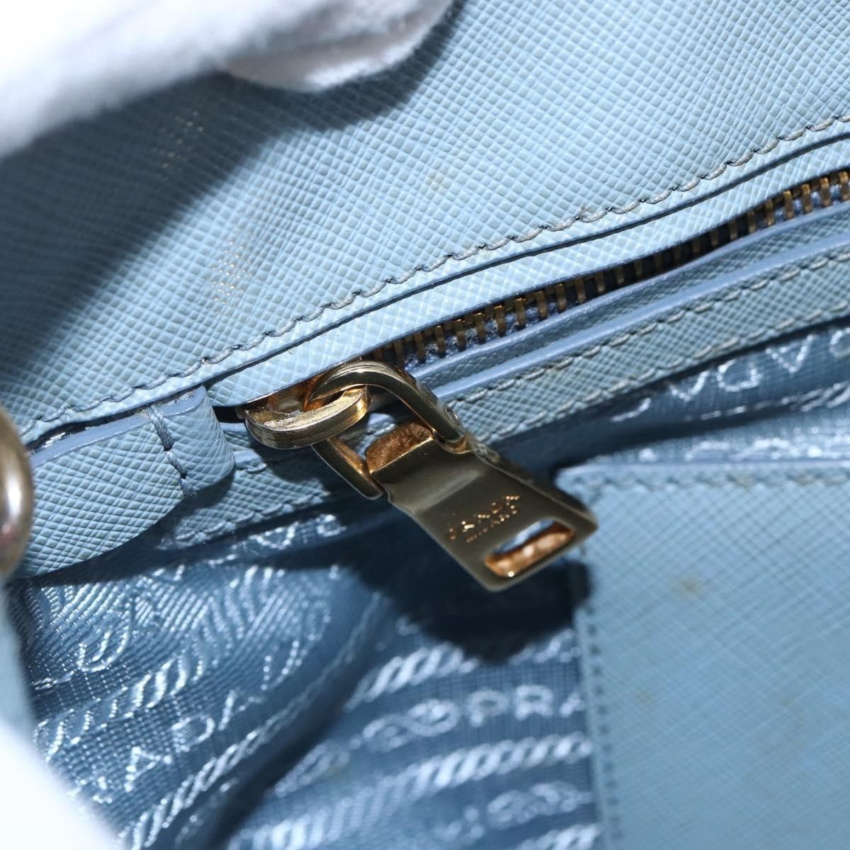 Prada Prada Galleria Double Zip Tote Saffiano Leather Size ONE SIZE - 21 Thumbnail