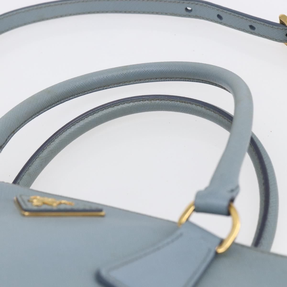 Prada Prada Galleria Double Zip Tote Saffiano Leather Size ONE SIZE - 19 Thumbnail