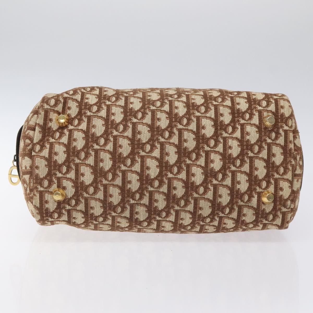 Dior Christian Dior Vintage Trotter Handbag Canvas Size ONE SIZE - 14 Thumbnail