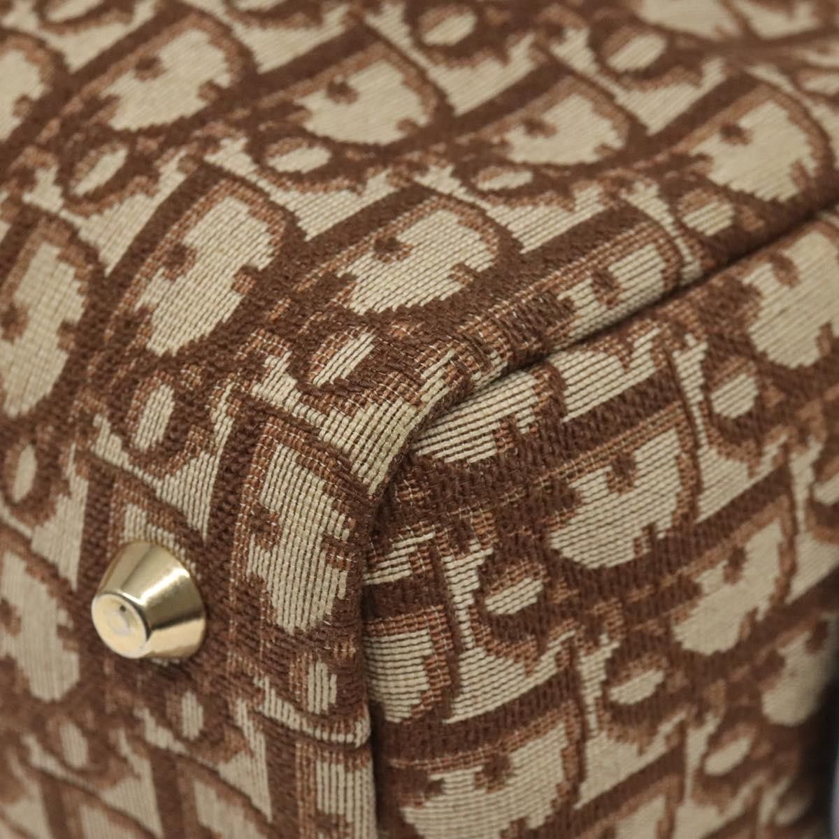Dior Christian Dior Vintage Trotter Handbag Canvas Size ONE SIZE - 8 Thumbnail