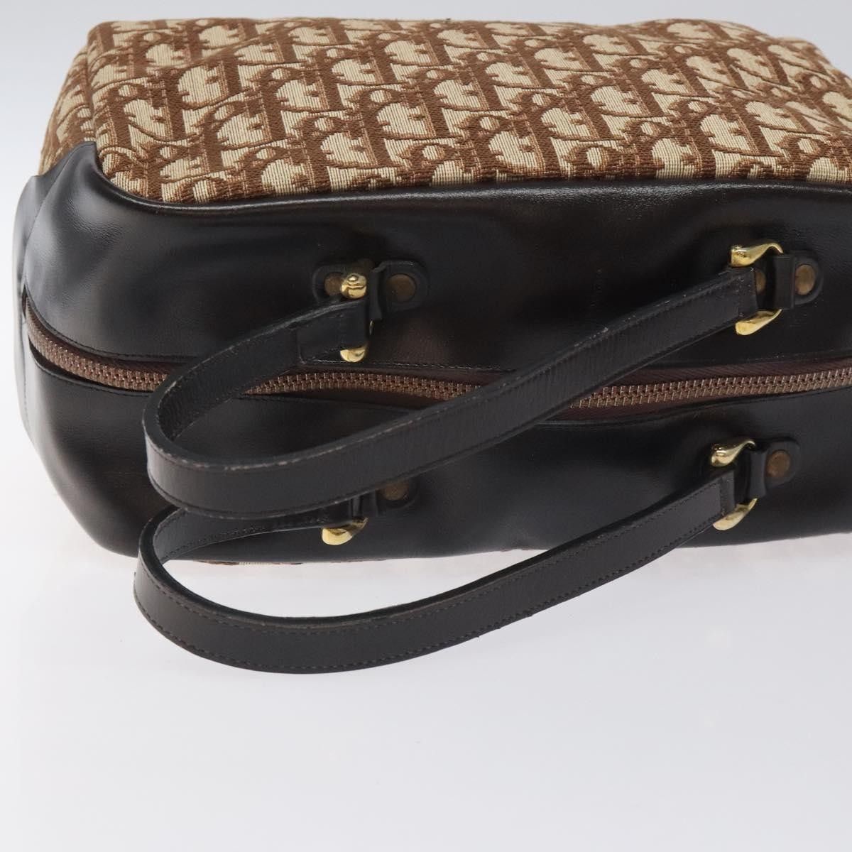 Dior Christian Dior Vintage Trotter Handbag Canvas Size ONE SIZE - 7 Thumbnail