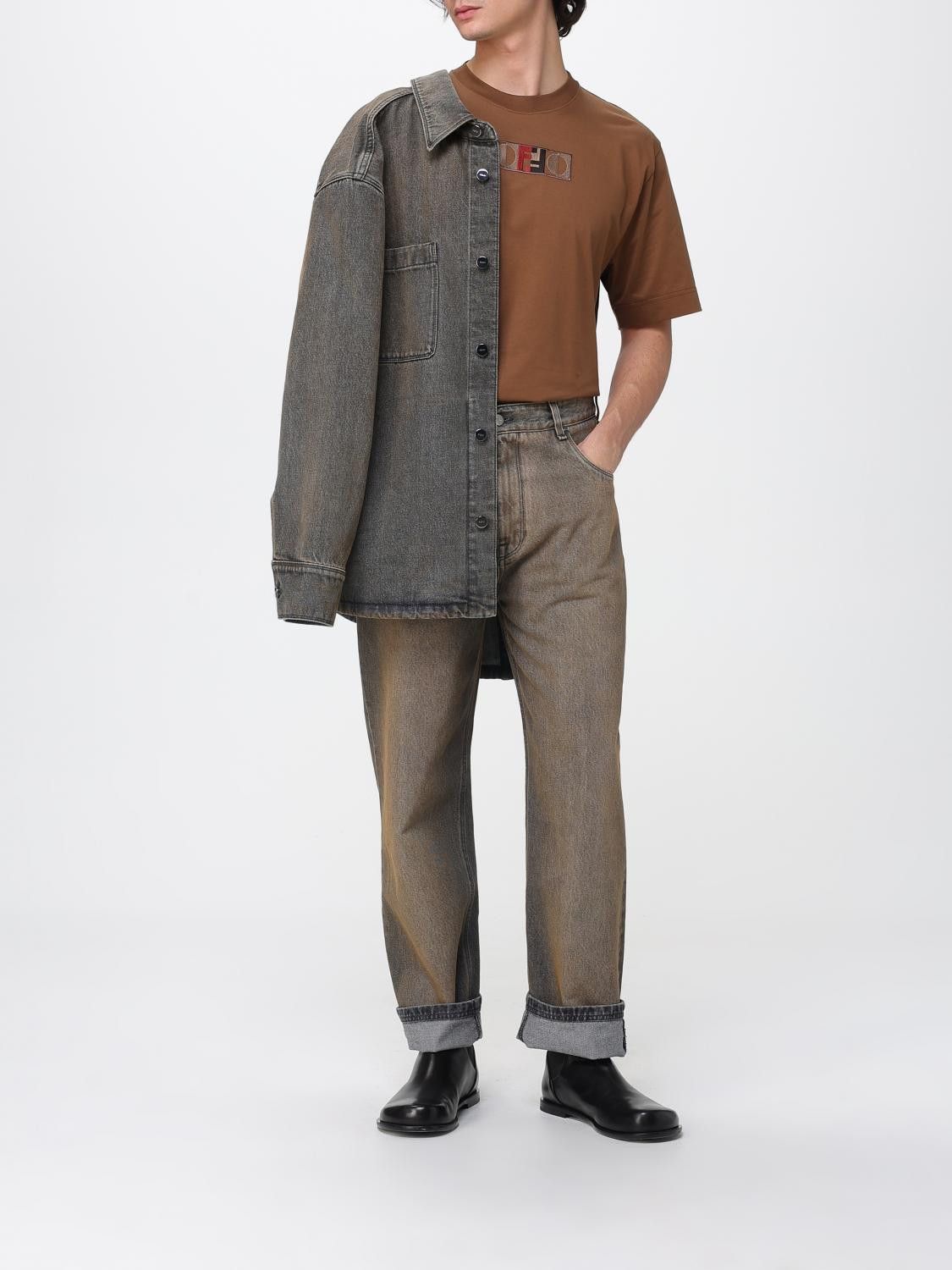 Fendi Fendi Jacket Men Mud Size US M / EU 48-50 / 2 - 2 Thumbnail