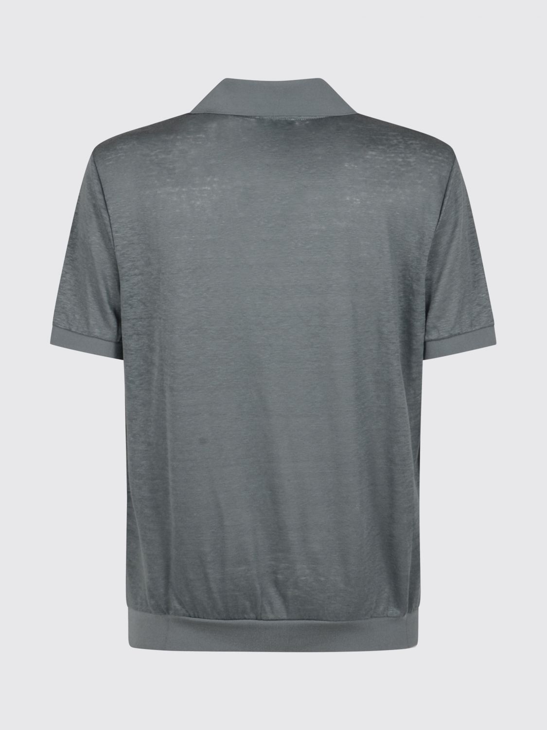 Giorgio Armani Giorgio Armani Polo Shirt Men Gnawed Blue Size US XL / EU 56 / 4 - 2 Thumbnail