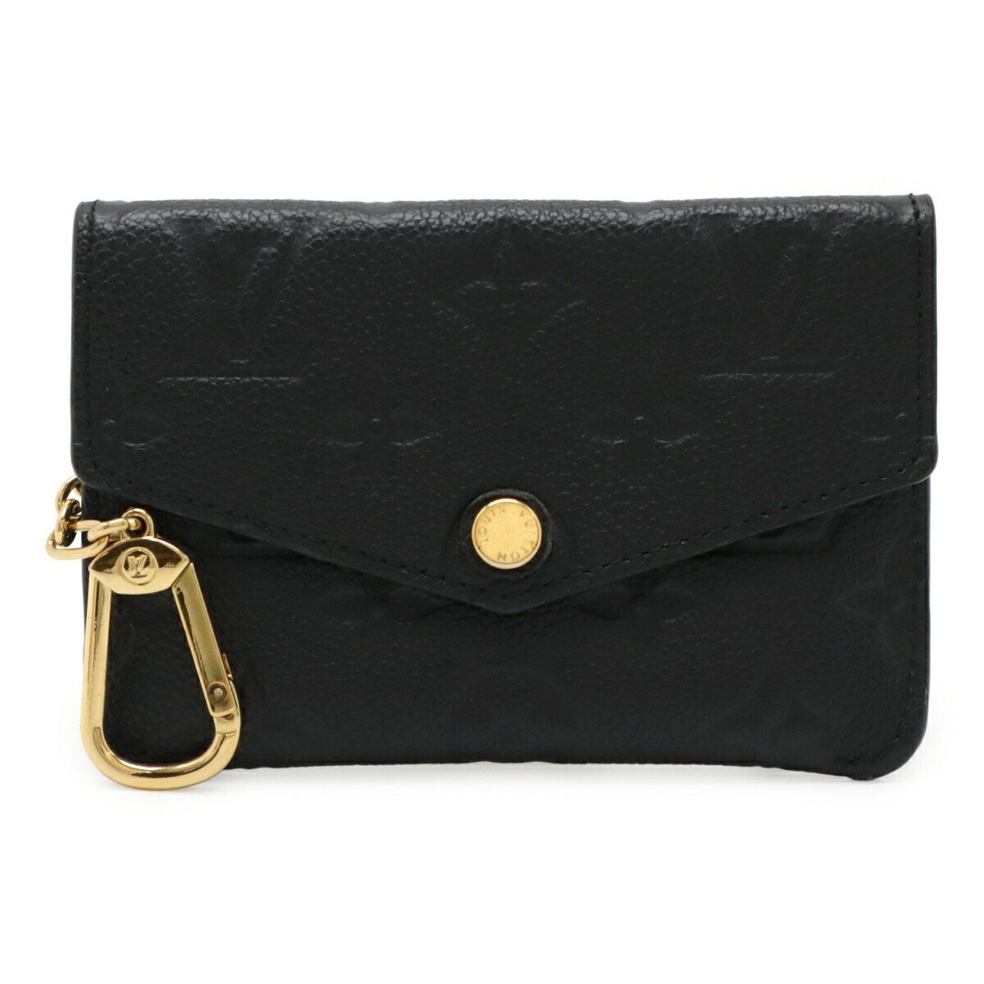 Louis Vuitton LOUIS VUITTON Monogram Empreinte Pochette Clé Coin Case Wallet Purse Noir Black M60633 Size ONE SIZE - 2 Thumbnail